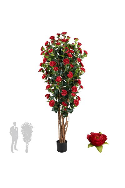 Roberto Rossi Copac artificial Camelia Japonica H180 cm cu 870 frunze si 120 ...