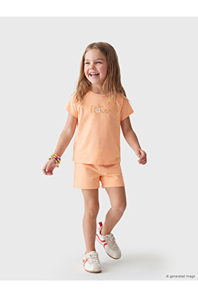 LC Waikiki Esvab • Modern & Distinctive Floral Printed Girls' Set