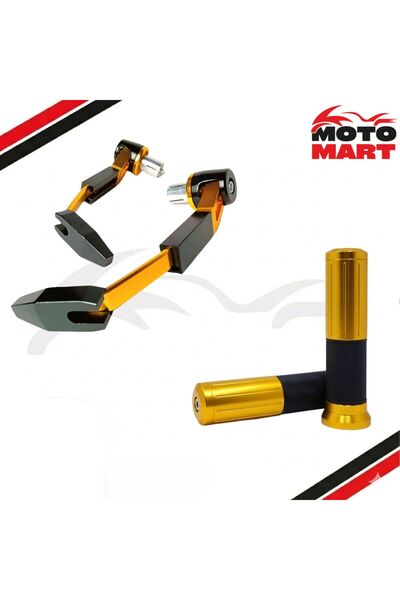 motomart+ Kuba City 50 Elcik Ve Manet Koruma Set-Sarı-Ma25264