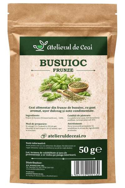 atelierul de ceai Ceai de frunze de busuioc