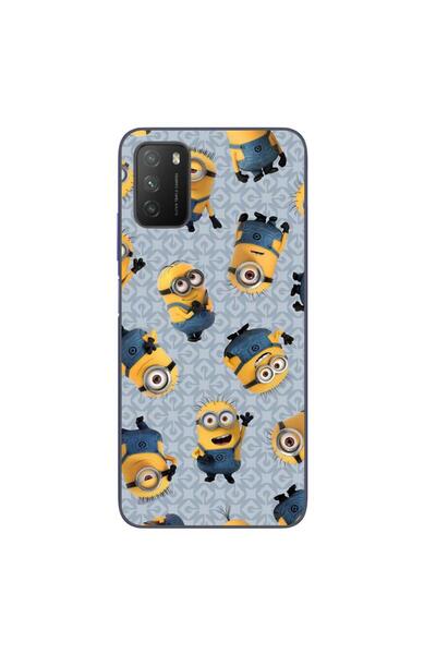 OEM Case compatible with Xiaomi Poco M3 Silicone Gel Tpu Pattern Minions
