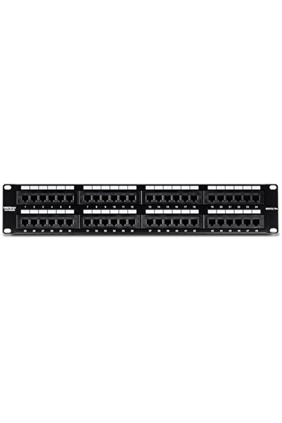 TRENDnet 48-port RJ45 UTP 19-inch Cat5/5e Patch Panel - TC-P48C5E