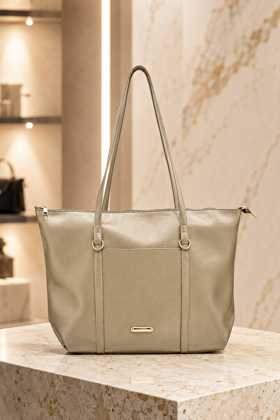 EBRUTESETTÜR Accessory Gift Hand & Shoulder Bag Beige