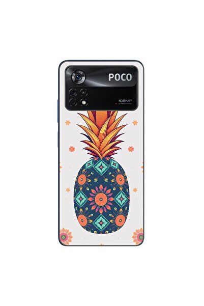 OEM Θήκη συμβατή με Xiaomi Poco X4 Pro από σιλικόνη gel TPU με σχέδιο λουλουδ...