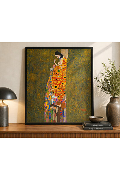Pegziz Gustav Klimt Hope Ii (Hope Ii) Painting |   Wooden Framed Decorative W...