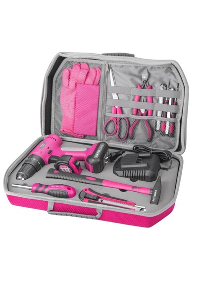 Extol Drill kit with 24 accessories, Extol, 12 V Li-ion, 2000 mAh, 30 Nm