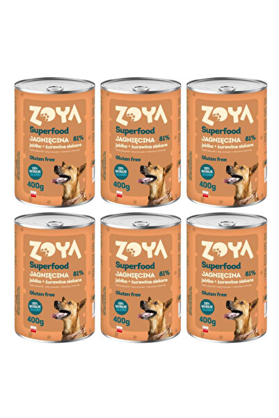 Other ZOYA Lamb Superfood Wet Dog Food 6x400g