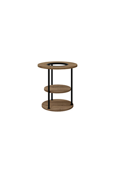 Mourah Home Grove Plant Stand with Storage Shelf 50cm W - Brown M.SH.29077.5