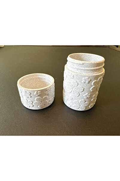DU&ER صندوق تخزين لسماعات الأذن بتصميم زهور |   منظم أعواد القطن للسفر