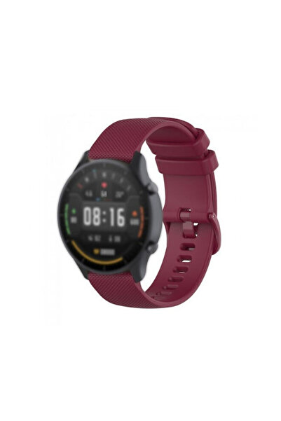 OEM Λουράκι σιλικόνης με υφή πουά για Realme Watch 5, Κόκκινο του κρασιού