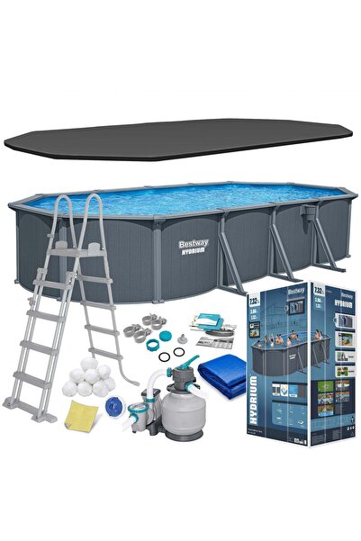 BESTWAY Piscină tip panou de grădină pentru tot anul 732x366x132 cm 13 în 1 B...