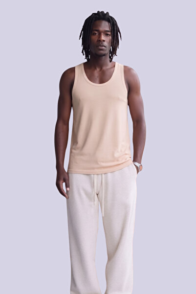 Loule Men's Cotton & Modal Casual Standard Length Undershirt - Soft & Breatha...