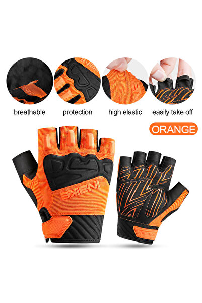 choice2 INBIKE M Orange INBIKE Half Finger Cycling Gloves Summer Antibacteria...
