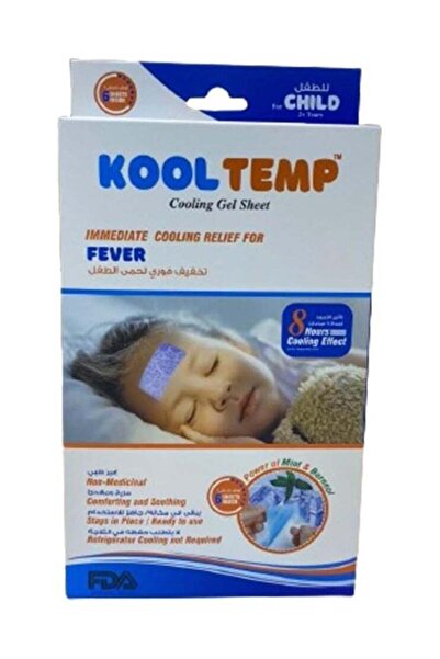 Kool N Soothe لصقة كول تيمب للأطفال لخفض الحرارة لمدة ساعتين: 0155