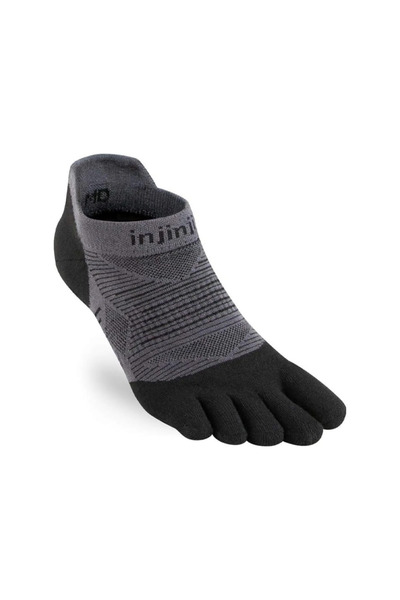 injinji حذاء رياضي خفيف الوزن غير مرئي - Coolmax - M - رمادي