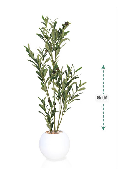 Tala 85cm Artificial Olive Tree with Natural-Looking Design - Aesthetic Touch...