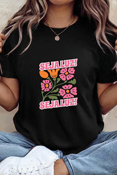 Sarah's Boutique Women's T-shirt – 100% cotton – Seja Luz