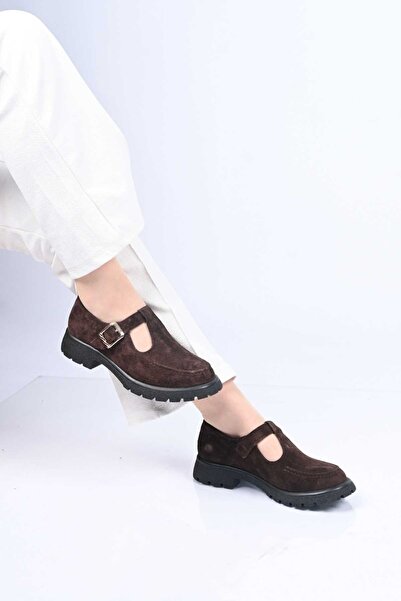 Bestello Pantofi de damă casual, din piele naturală, cu cataramă fără șiretur...