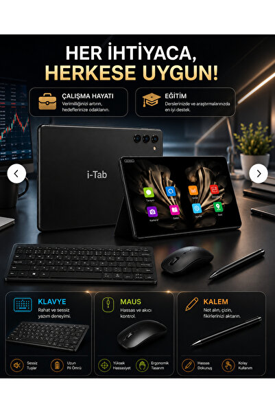 shop S26 Ultra Max Tablet 16GB RAM 1TB Hafıza | Sim Kartlı 5G Destekli | Klav...