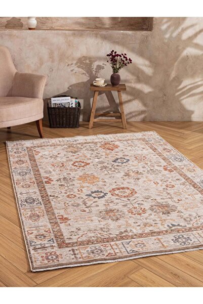 Derya Home Arven 5 Vintage Eskitme Desen Premium Modern Salon Halısı