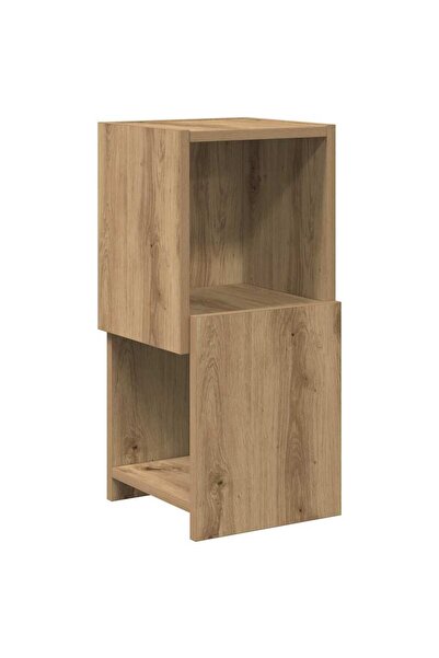 vidaxl Dulap de colț Stejar Artizanal 25,5x25x55cm Lemn compozit