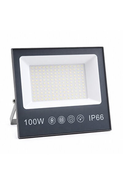 divendi-ro Proiector LED 100W, Lumină puternică 10000lm, Pentru exterior sau ...
