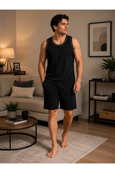 DRESSY LIFE Σετ πιτζάμες για το σπίτι με αμάνικο σορτς