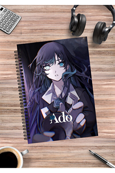 mertfigur Ado Anime Spiral Notebook A5 (50 Sheets)