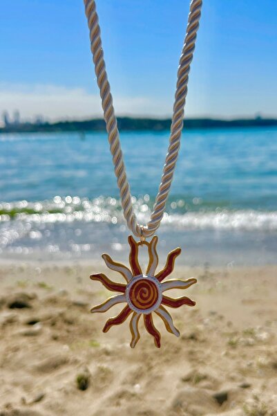SEHERDEN Sun-Themed Summer/Beach Women's Necklace - Adjustable (28cm + 3.5 cm)