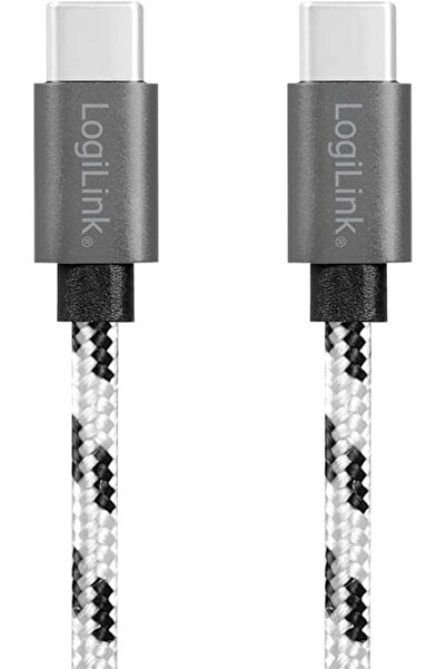 LogiLink CU0200 Set de 3 cabluri împletite USB-C la USB-C 2.0, 0.5m/1m/2m, Pr...