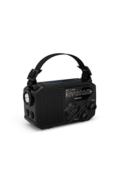 Philips TAR1609/00 Radio portabil cu lanternă, încărcare solară/la manivelă, ...