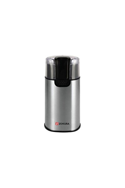 Zokura Z1245 Electric Coffee Grinder, 150 W, 60 g, Black/Silver