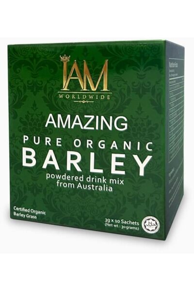 AMAZING IAM Pure Organic Barley Powder Drink Barley Green Natural Blend