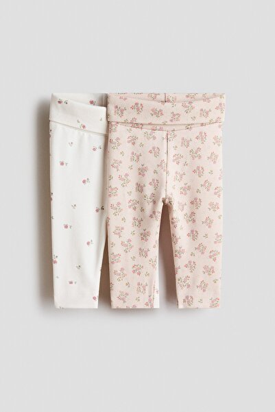 H&M 2'li Pamuklu Jarse Tayt