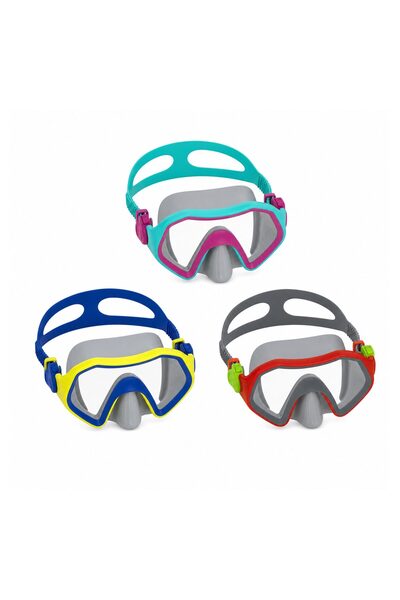 Flippy Masca de Inot pentru Copii 7-14 Ani, Flippy, Design Colorat, Lentile T...