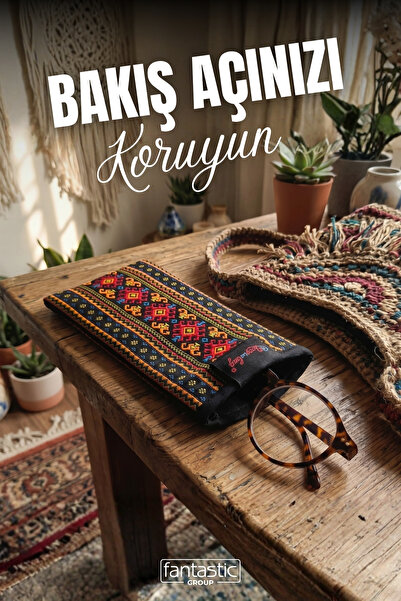 FANTASTIC Kilim tkanina za naočare sa uzorkom - Boho stil zaštićenog kontejne...