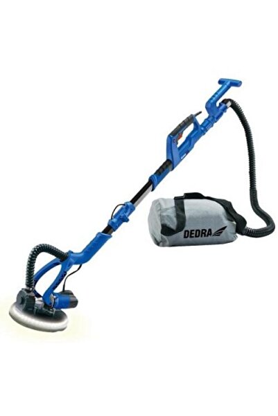 dedra DED7766 Wall and Ceiling Sander with Dust Bag, LED Lighting, 750W