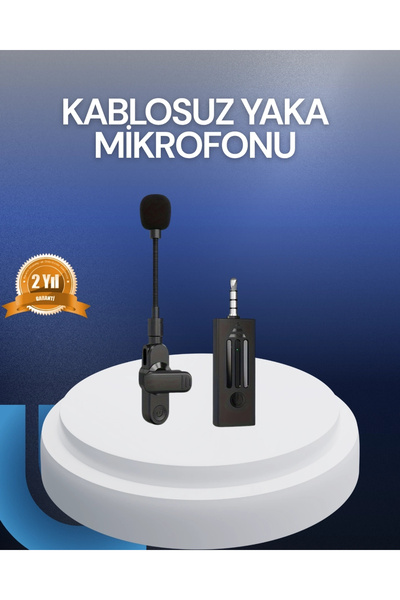 ARMÜZ Wireless Mini Lavalier Microphone for Professional Audio Recording