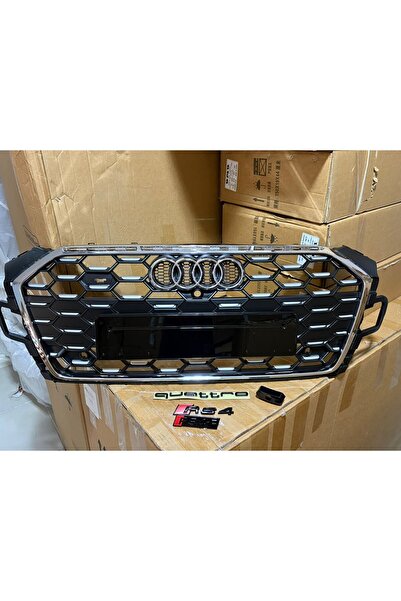 Dmb Audi A4 Rs4 Ön Panjur Krom Çerçeve b9,5 2020+ Sonrası Uyumlu