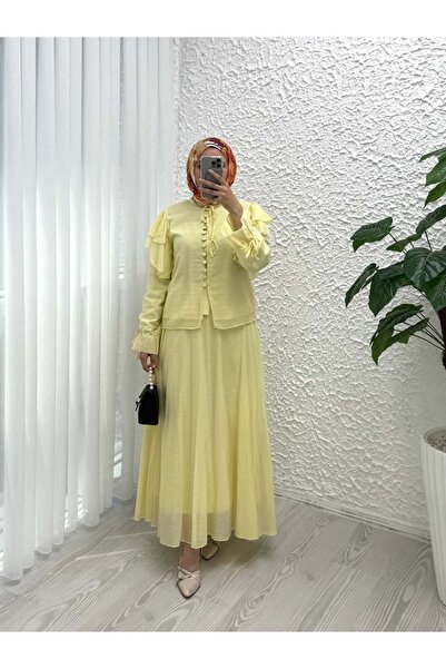 Queyla ELVİN TÜL MODAL İKİLİ TAKIM