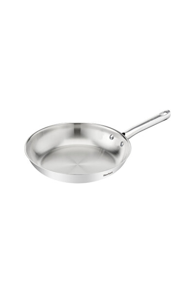 TEFAL Tigaie Duetto On B8660434, 24 cm, oțel inoxidabil, Thermo-Fusion ™   ba...