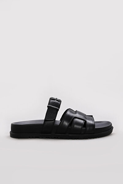 FAST STEP Genuine Leather Women's Flat Sandals 315Za2322-03