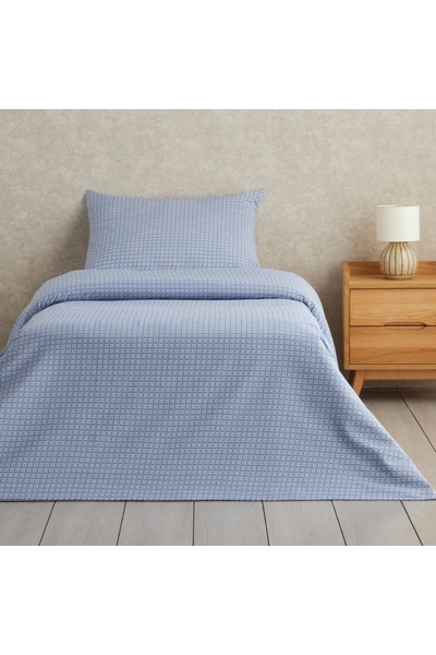 English Home Diamon Easy-Iron Single Duvet Cover Set 160X220 cm Dark Blue