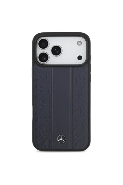 Mercedes Benz Μερσεντές-Μπενζ Δερμάτινη Θήκη MagSafe με σχέδιο Φύλλα Δάφνης γ...