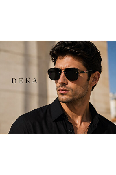 Deka ᎠᎬᏦᎪ ᎬᎩᎬᎳᎬᎪᏒ Siyah Lüx Unisex Güneş Gözlüğü