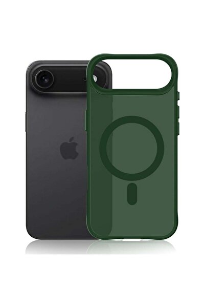 3MK Husă MagSafe Smoke MagCase pentru iPhone 17 Air, Verde fumuriu