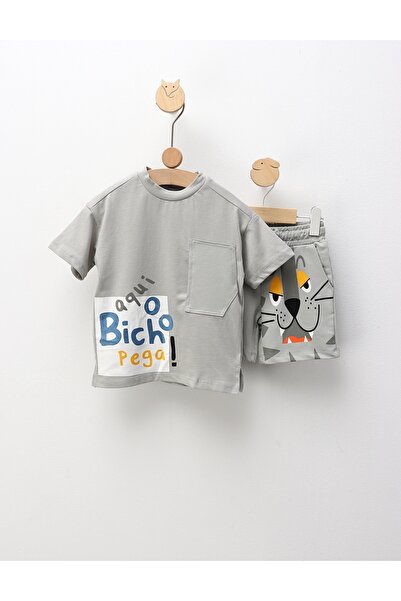 MiniKids Set de vara, Bichoo Pega, gri