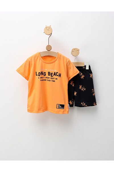 MiniKids Set de vara, Long Beach, portocaliu