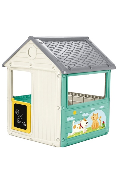 Avaleea Casuta De Joaca Pentru Copii 125x100x104 CM Pentru Interior Si Exteri...