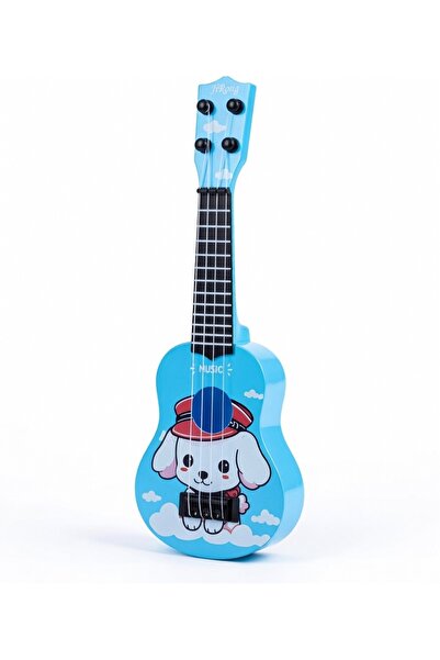 Avaleea Instrument Muzical Mini pentru Copii, Chitara de Jucarie cu 4 Corzi A...
